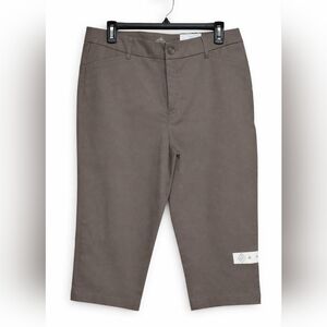 St. John's Bay Women's Cropped Pants - Taupe